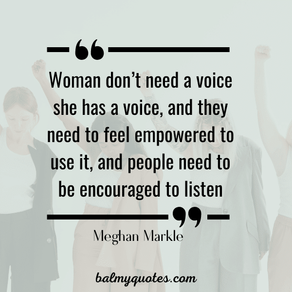 meghan markle quotes on woman