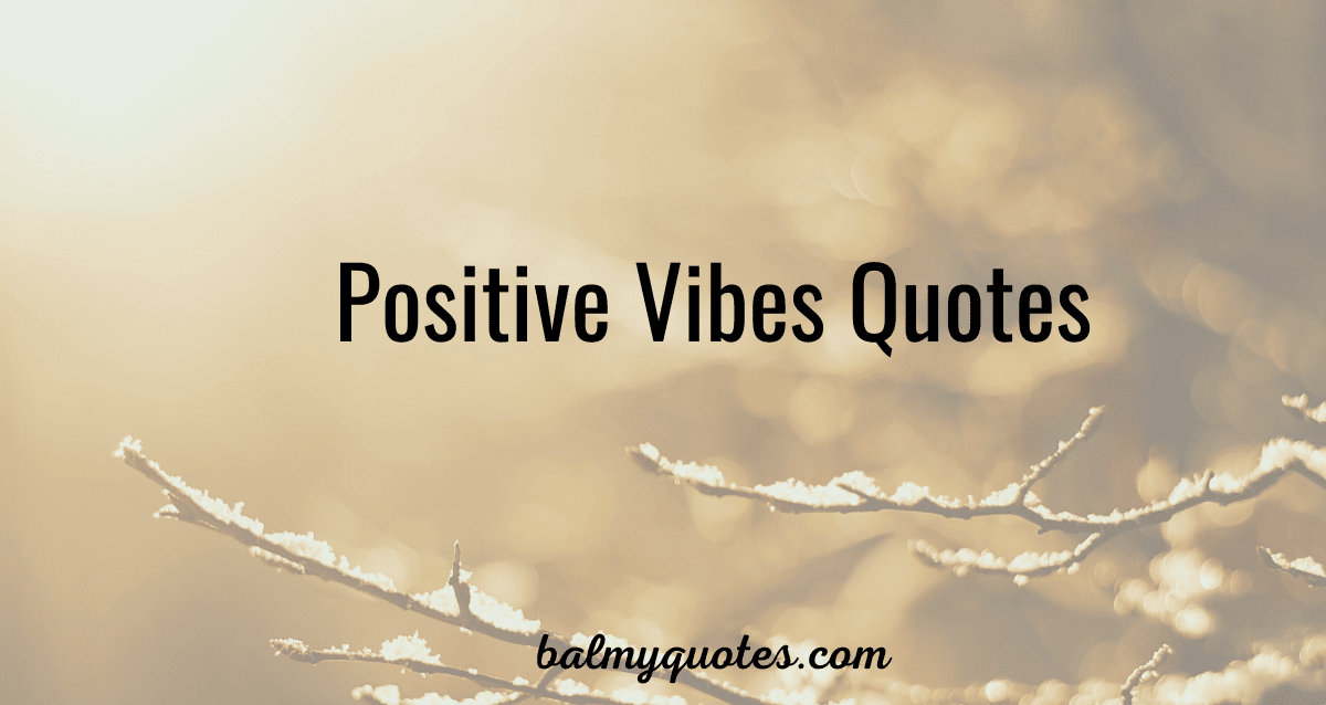 35 Positive Vibes Quotes To Lighten Your Mood