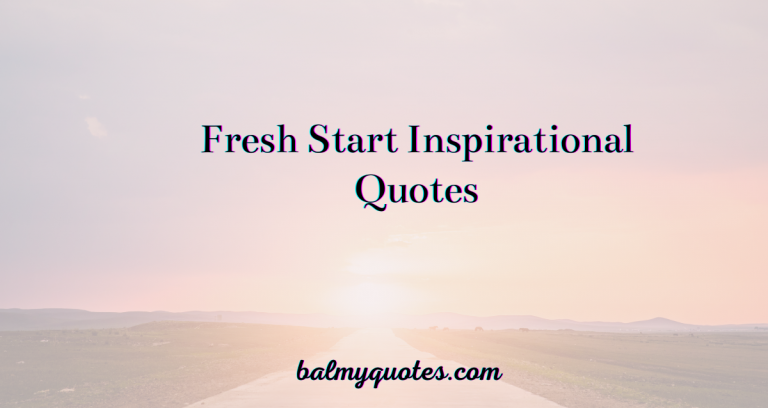 fresh start quotes