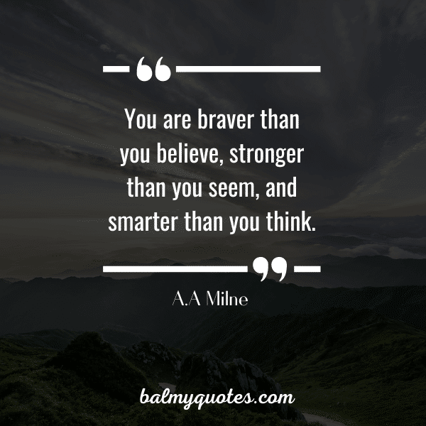 A.A Milne quote