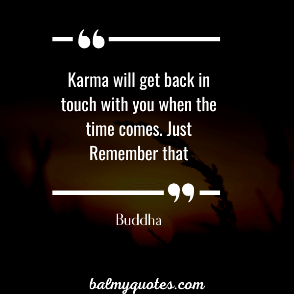 buddha quotes on karma