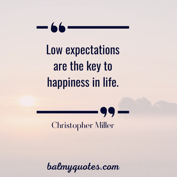 quotes to stop expectations