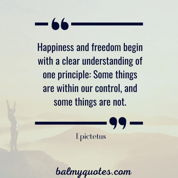 Epictetus quotes on happiness