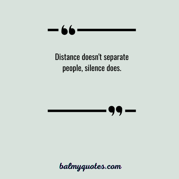 Keeping distance Quote (2)
