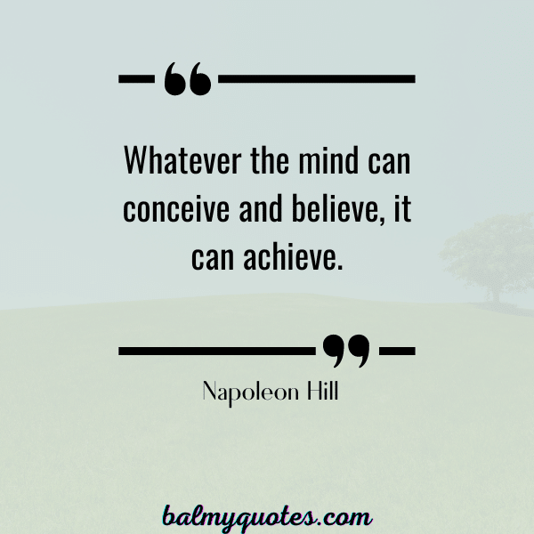 SELF DOUBT quotes - Napoleon Hill