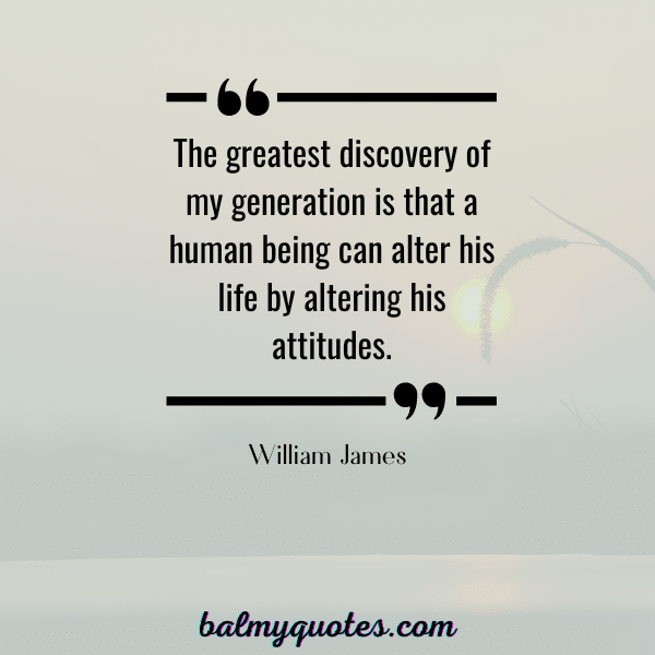 WILLIAM JAMES QUOTE