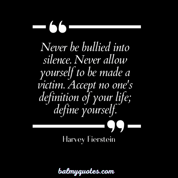 Harvey Fierstein - self worth quotes