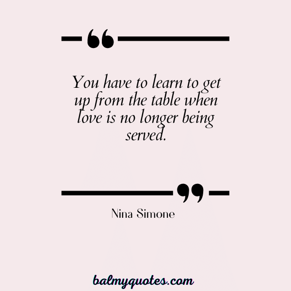 Nina Simone- PRIOTIZE YOURSELF