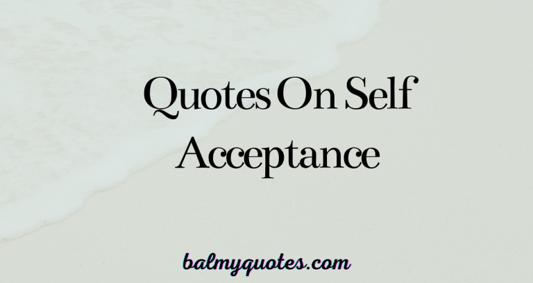 quotes on self acceptance