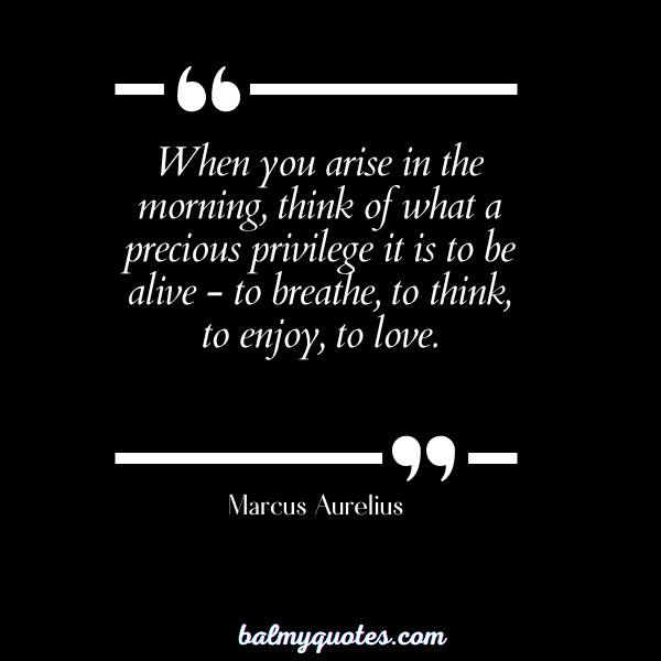 good morning quotes Marcus Aurelius