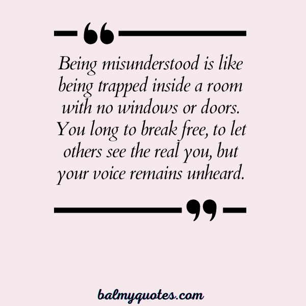 quotes about feeling misunderstood - 3